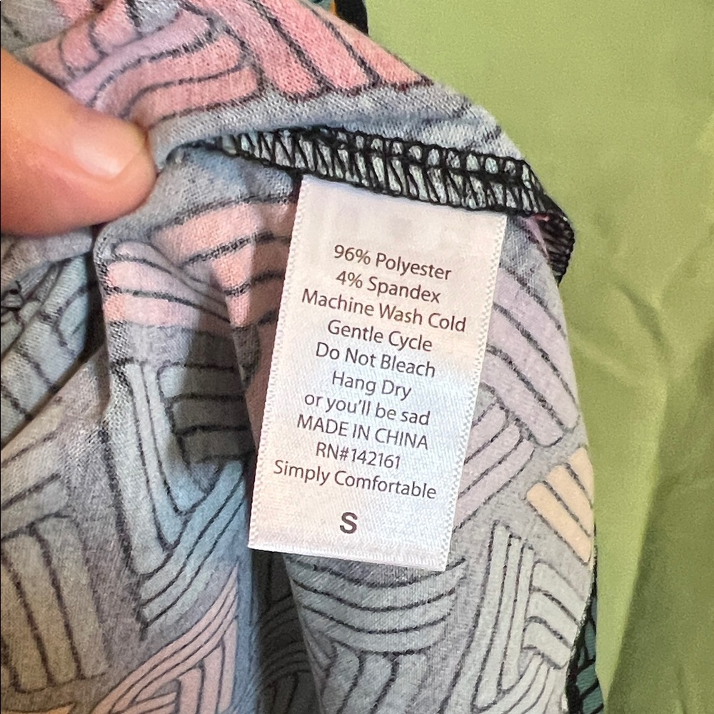 NWT LuLaRoe Julia Multicolor Geometric Midi Dress - Picture 8 of 8